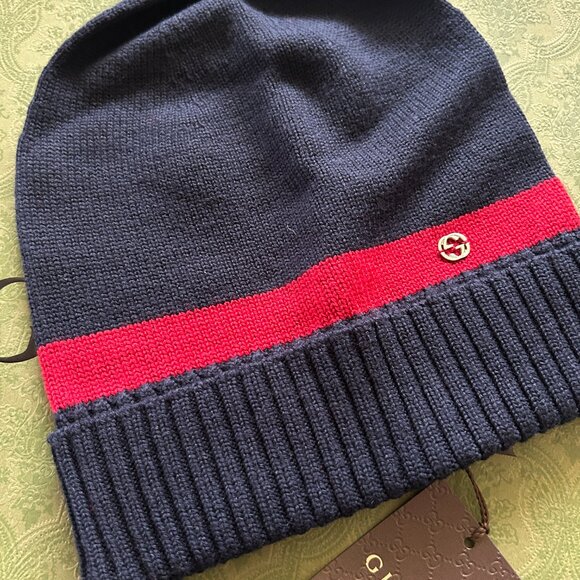 GUCCI WOOL BEAMIE HAT / CAP NEW 494598 sizeM - Picture 1 of 7